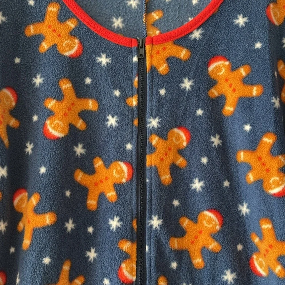 Jammies‎ by Hip Style Gingerbread Holiday Christmas Onesie Pajamas L